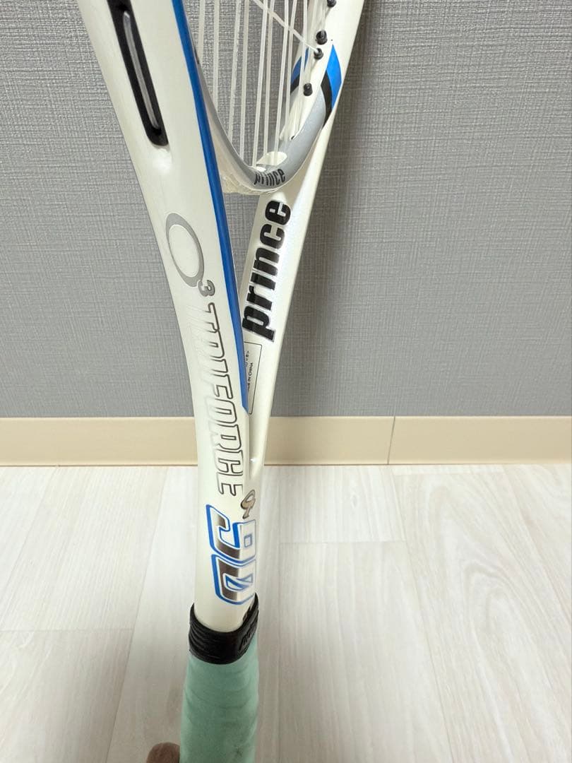 Prince O3 軟式テニスラケット ホワイト/ブルー