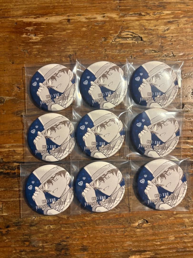 名探偵コナン 怪盗キッド 公式アプリ 缶バッジ vol.4 9点