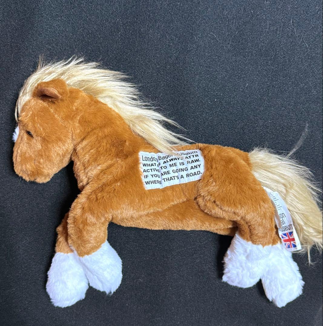 韓国限定 ロンドンベーグルミュージアム　ポニー　ぬいぐるみ 馬