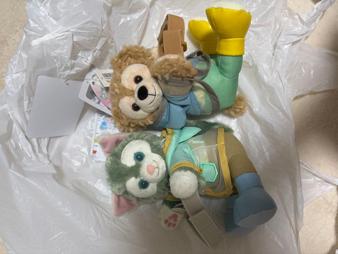 ダッフィー ジェラトーニ レイニーデイズ カーテンホルダー　2点セット