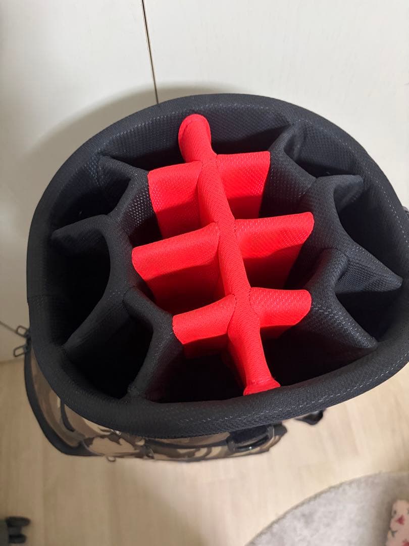 美品　希少レア　ナイキ　NIKE 迷彩　カモ　キャディバッグ