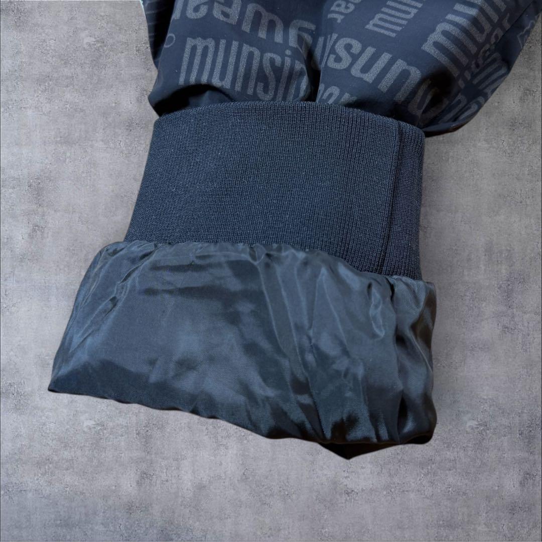 美品 Munsingwear マンシングウェア 中綿 入りパンツ ブラック 82