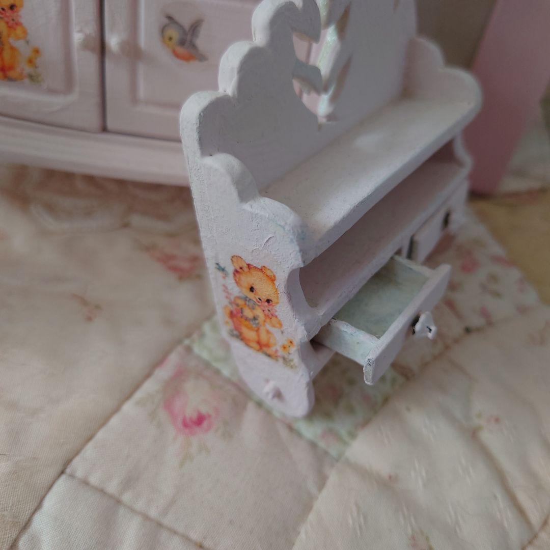 ヴィンテージ、ドールハウス、ミニチュアデカールセット