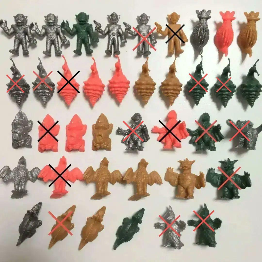 コレ★バラ売り可　ウルトラマン怪獣消しゴム　ユタカ　アンティッＱ　新造形　大量