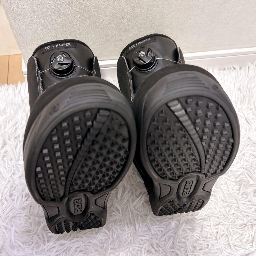 【極美品】RIDE X HARPER スノーボードブーツ ブラック　25.5㎝