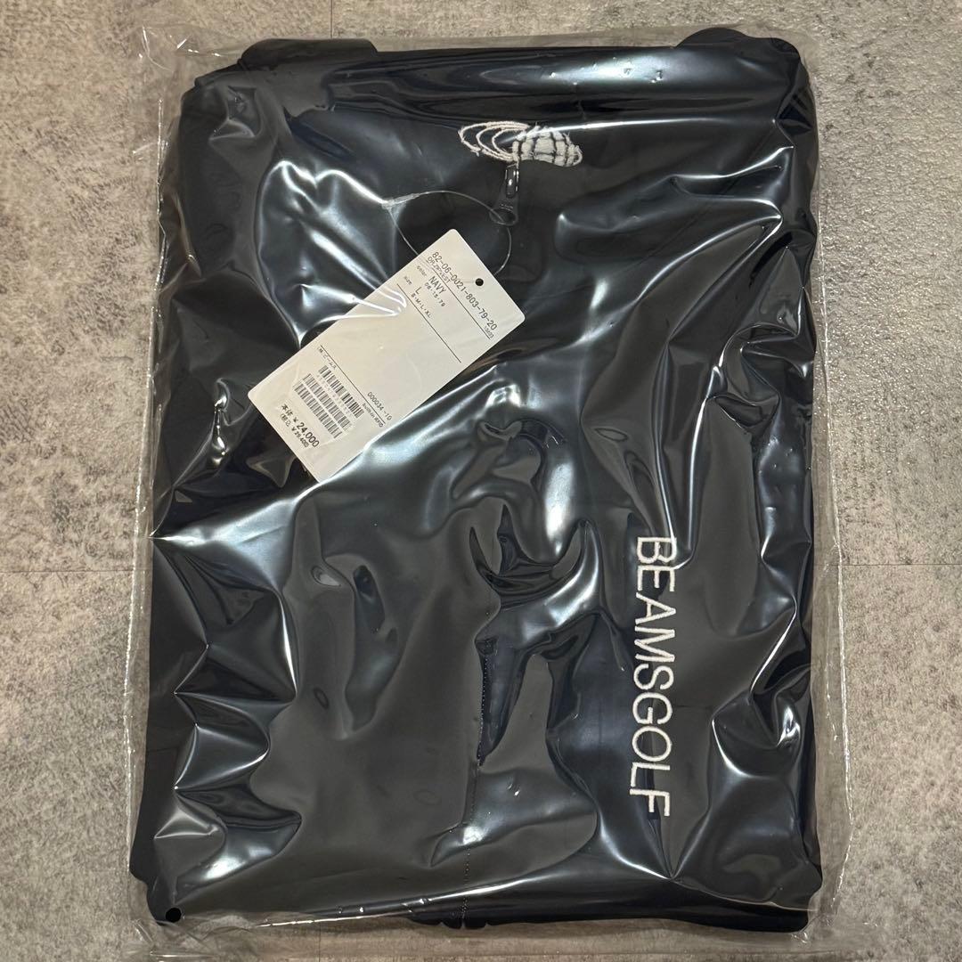 【新品】BEAMS GOLF ジャージ ジップベスト（NAVY）