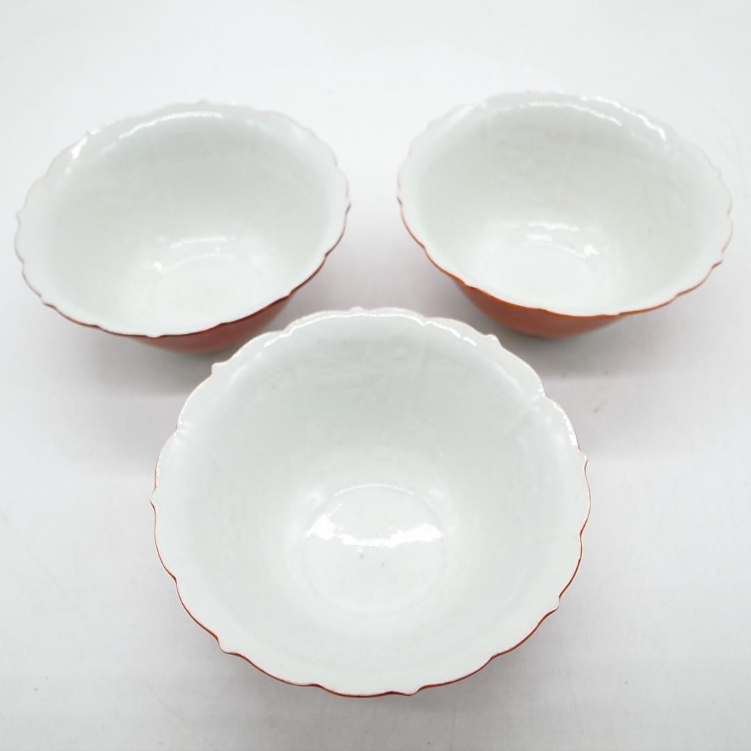 九谷焼 清々軒 初代 矢口永寿造　煎茶碗 6客揃い