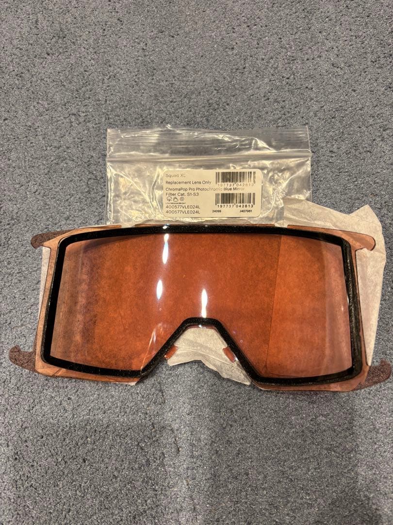 Squad XL Pro ChromaPop調光 Blue Mirror レンズ