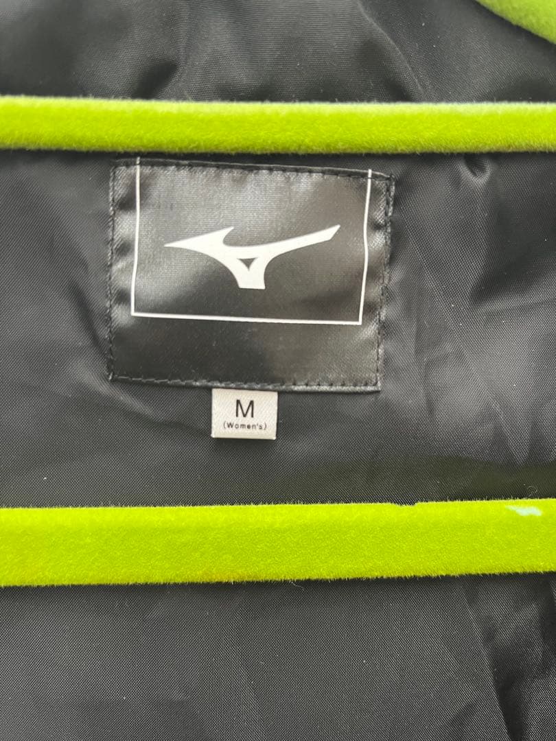 Mizuno フード付きダウン　ベンチコート 黒　Ｍ