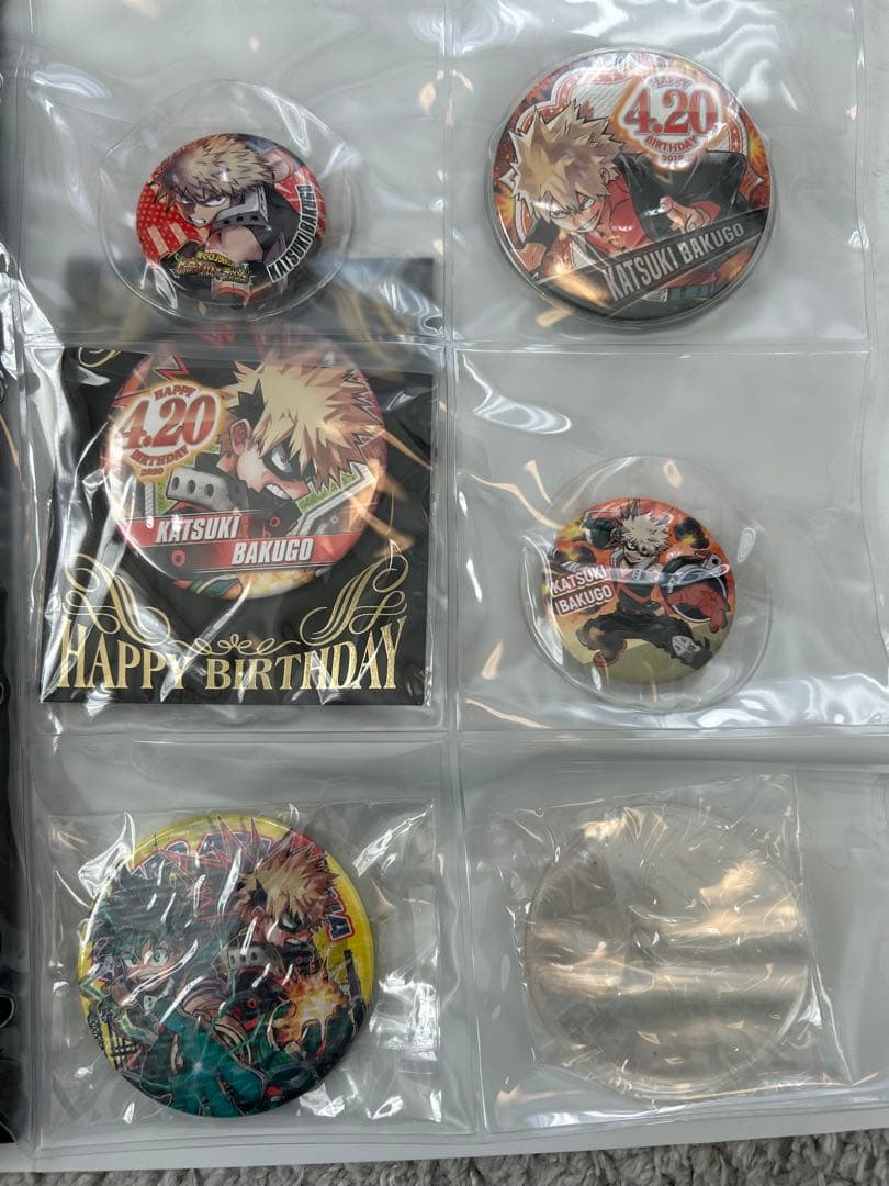 爆豪勝己、僕のヒーローアカデミア、缶バッジセット 29個