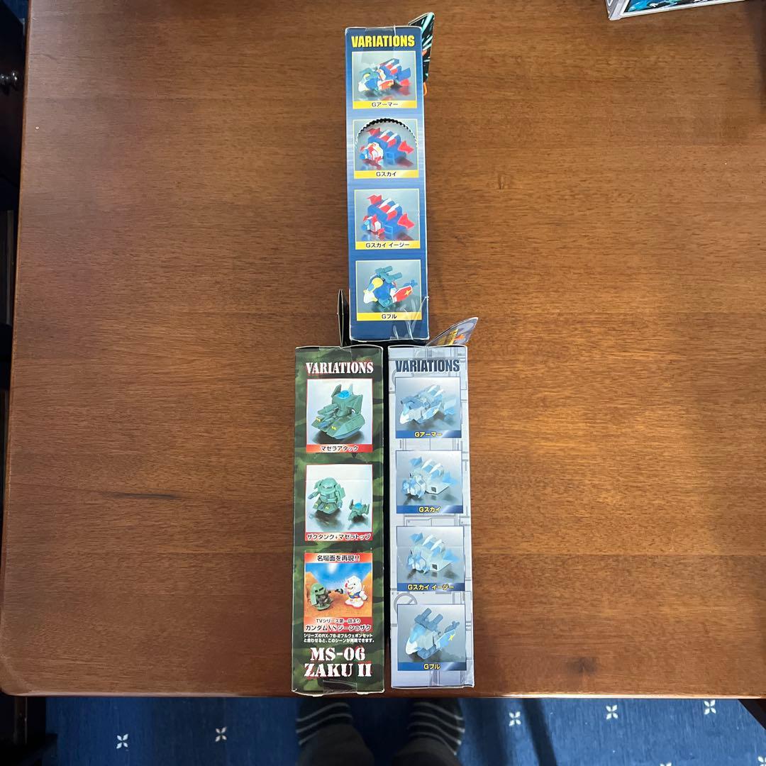 機動戦士ガンダム RX-78-2、-3、MS-06フルウェポンセット、フルコンプ