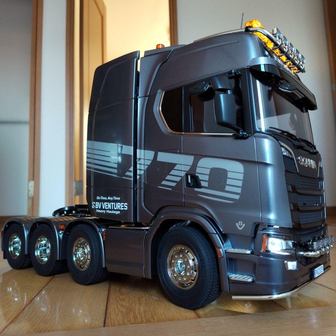 タミヤ　スカニア770S 8×4×4 ガンメタ
