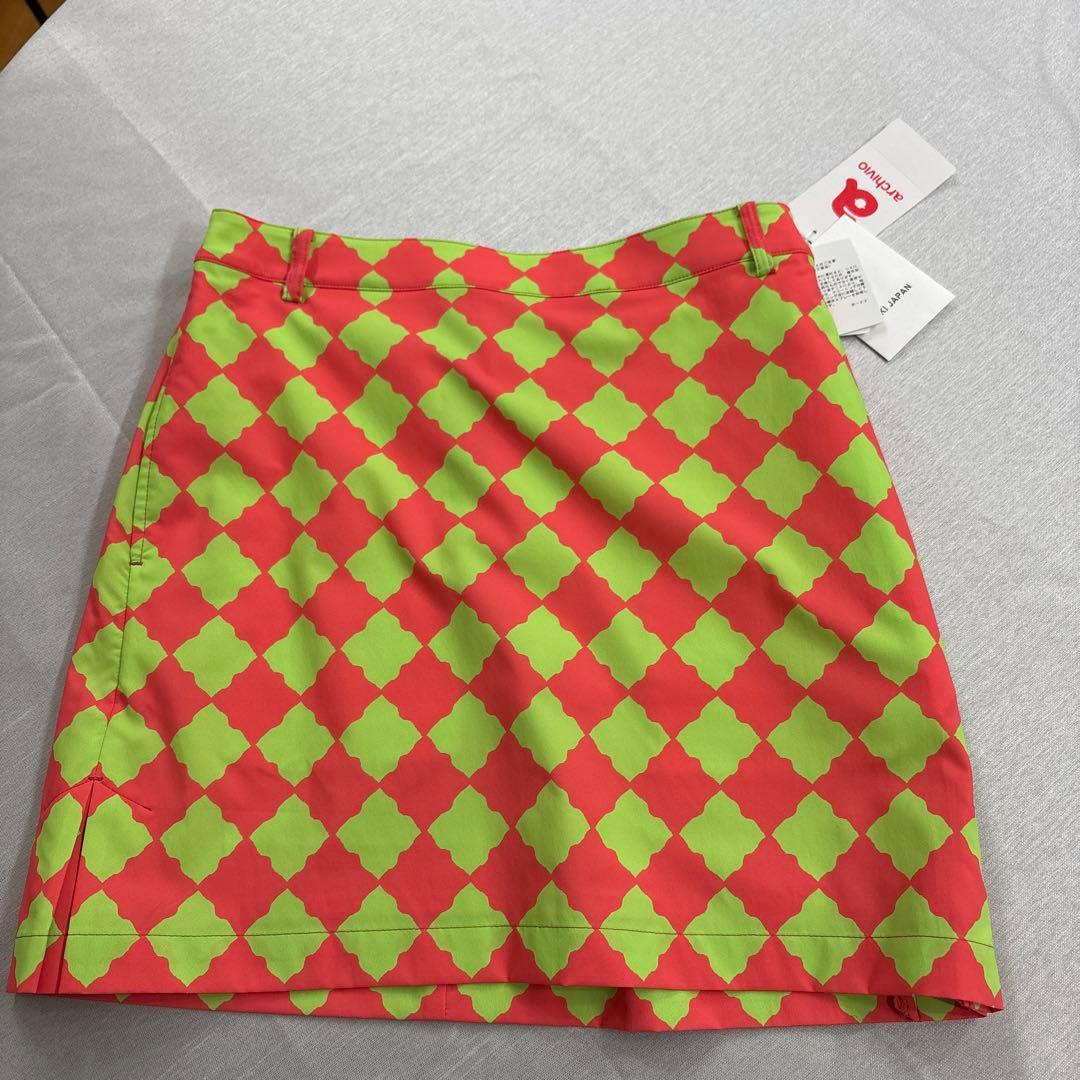 38 ARCHIVIO オレンジ　撥水スカート