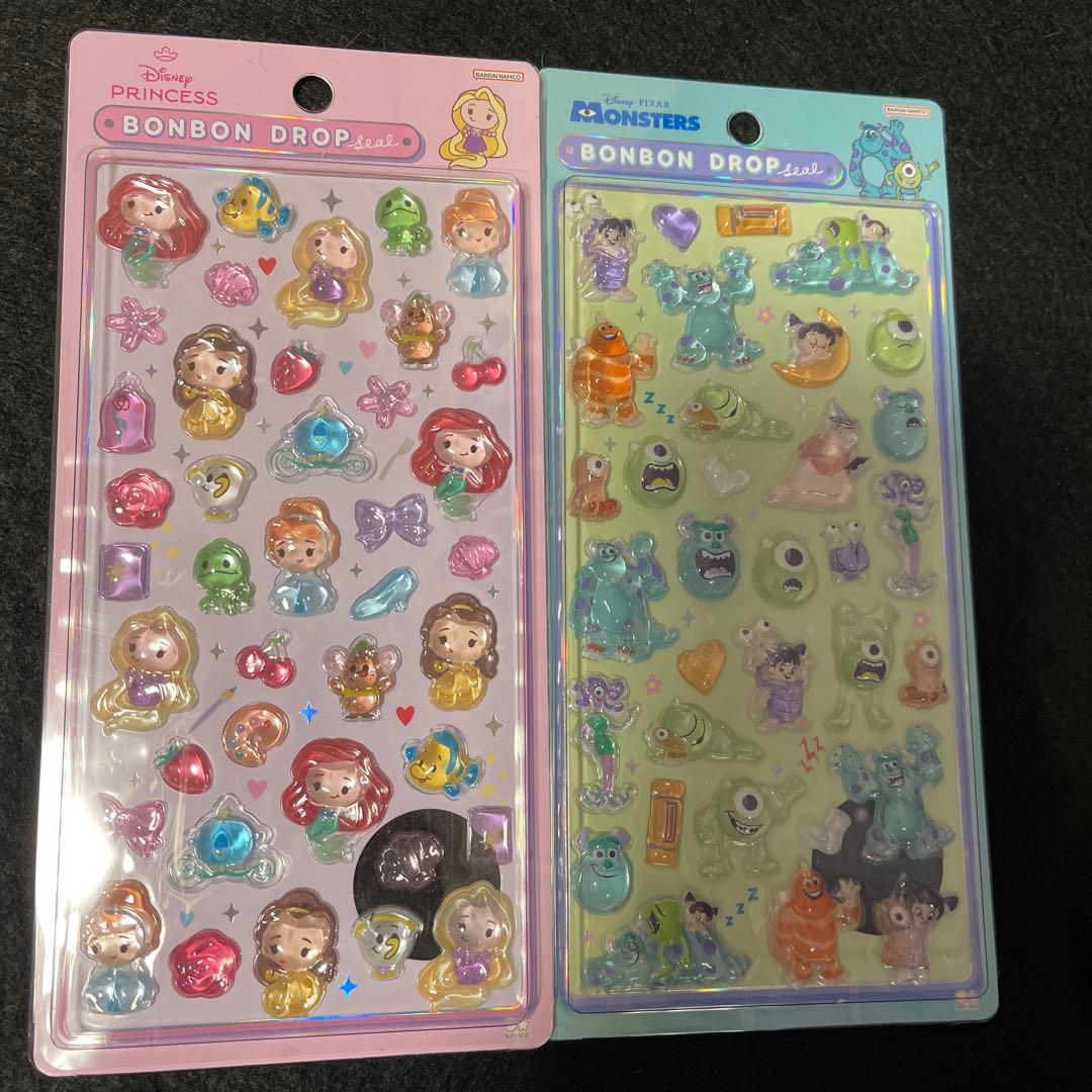 正規品　ディズニー　ボンボンドロップシール クラシック　プリンセス　ズートピア