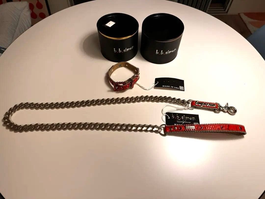 【新品】格安！！シュプリーム　B.Bサイモン　リード、首輪セット