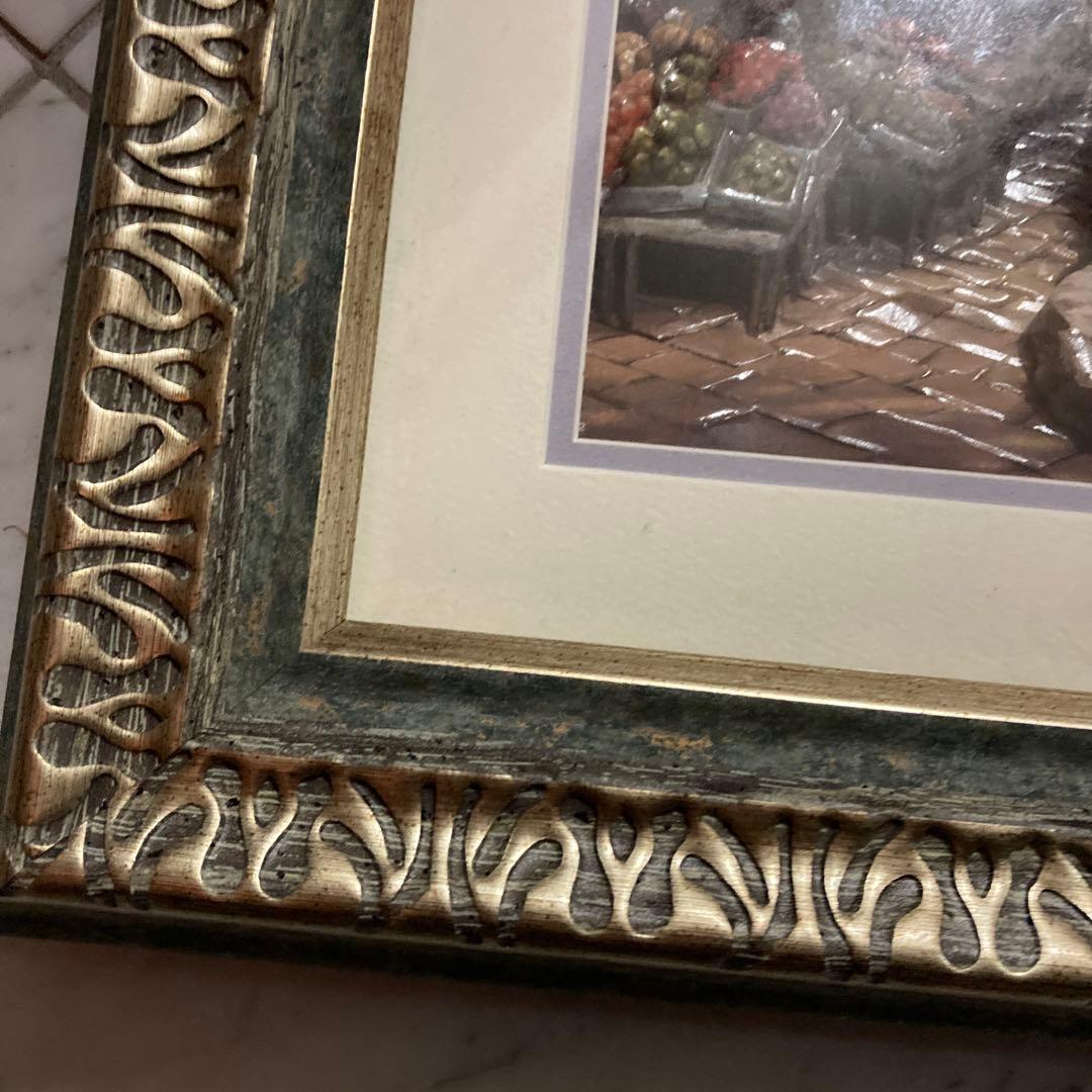 シンセリティ　シャドウボックス　アメリカ町のサテンとククモノ展　絵画　額縁