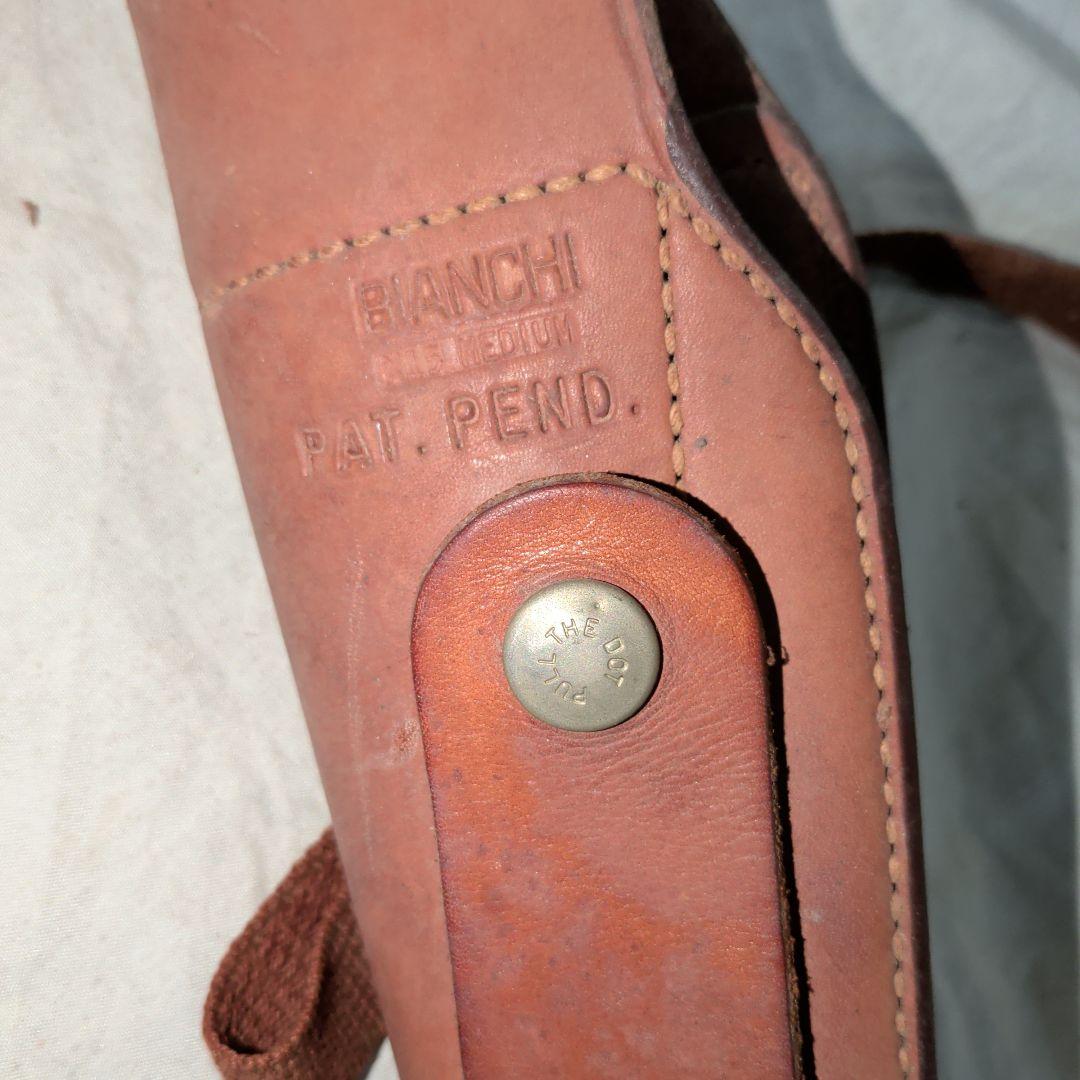 Bianchi X15 ビアンキ　米国実物　本革レザーショルダーホルスター