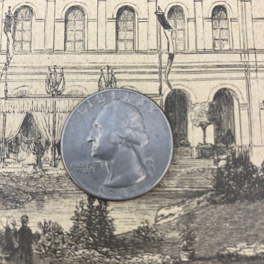 1970年代 1960年代アメリカ クォータードル 4枚セット