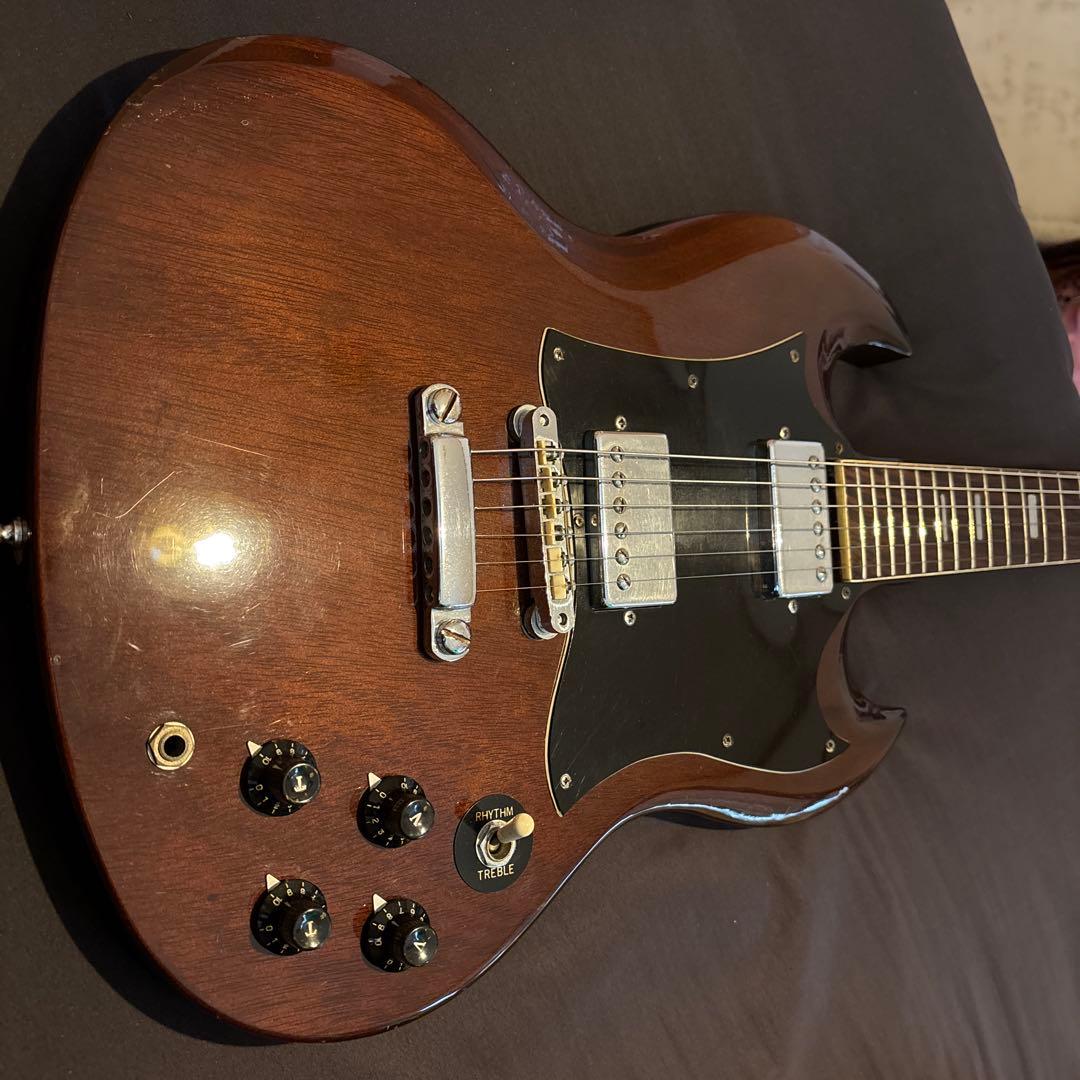1970年代製マツモク製造　SGタイプギター