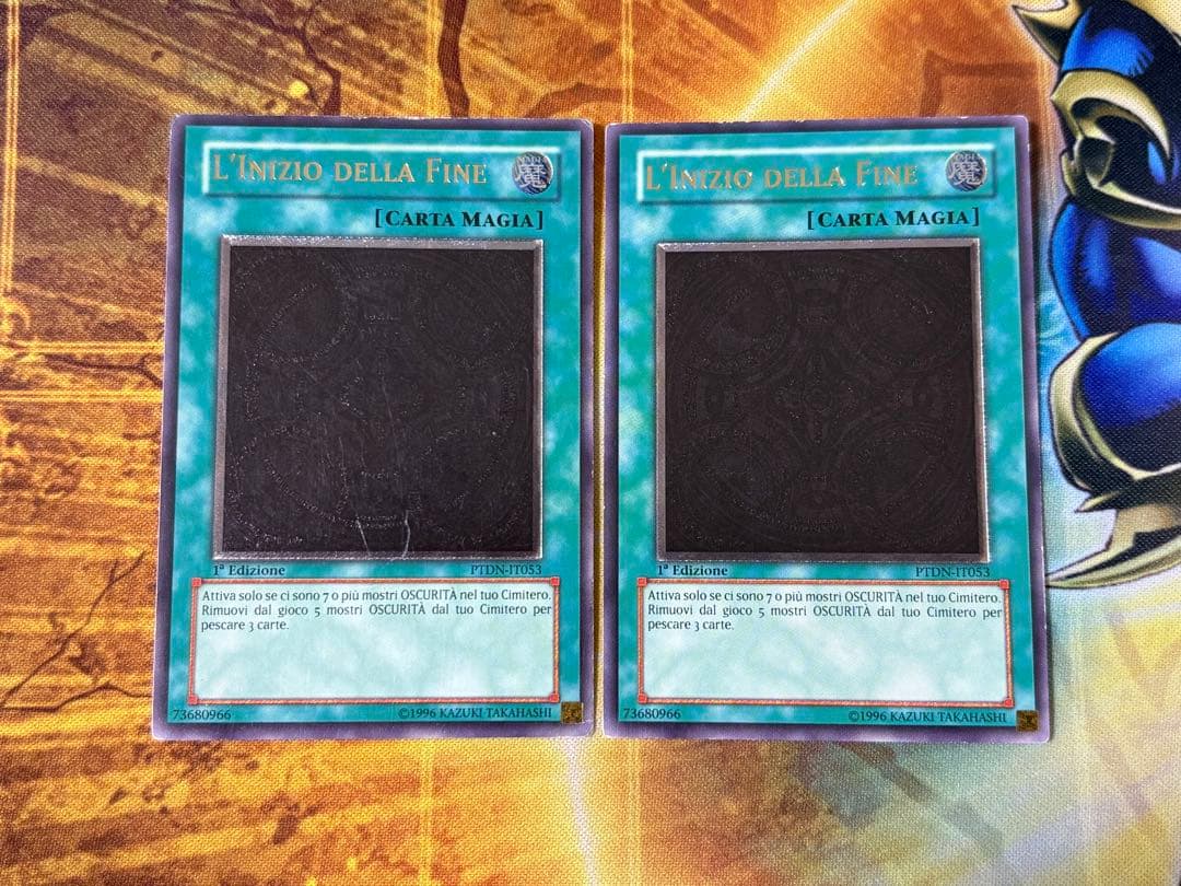 遊戯王 終わりの始まり イタリア語版 レリーフ 1st 2枚