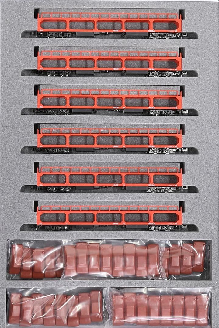 新品未使用KATOク5000 6両セット 積載用自動車付属 10-1448