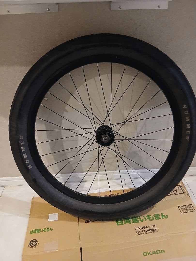 自転車ホイール 26インチ 黒 ダブルリム