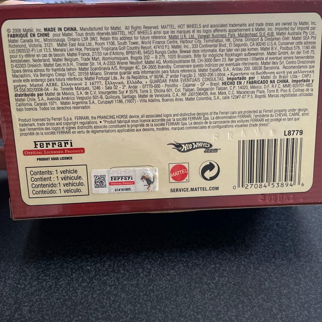 F1 Hot Wheels F2008 キミライコネン　1:43