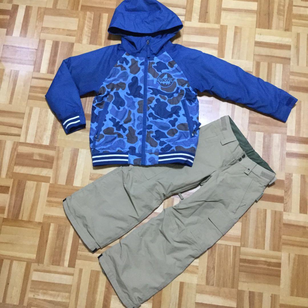 Burton キッズスノーボードウェアジャケットパンツ上下セットXS②