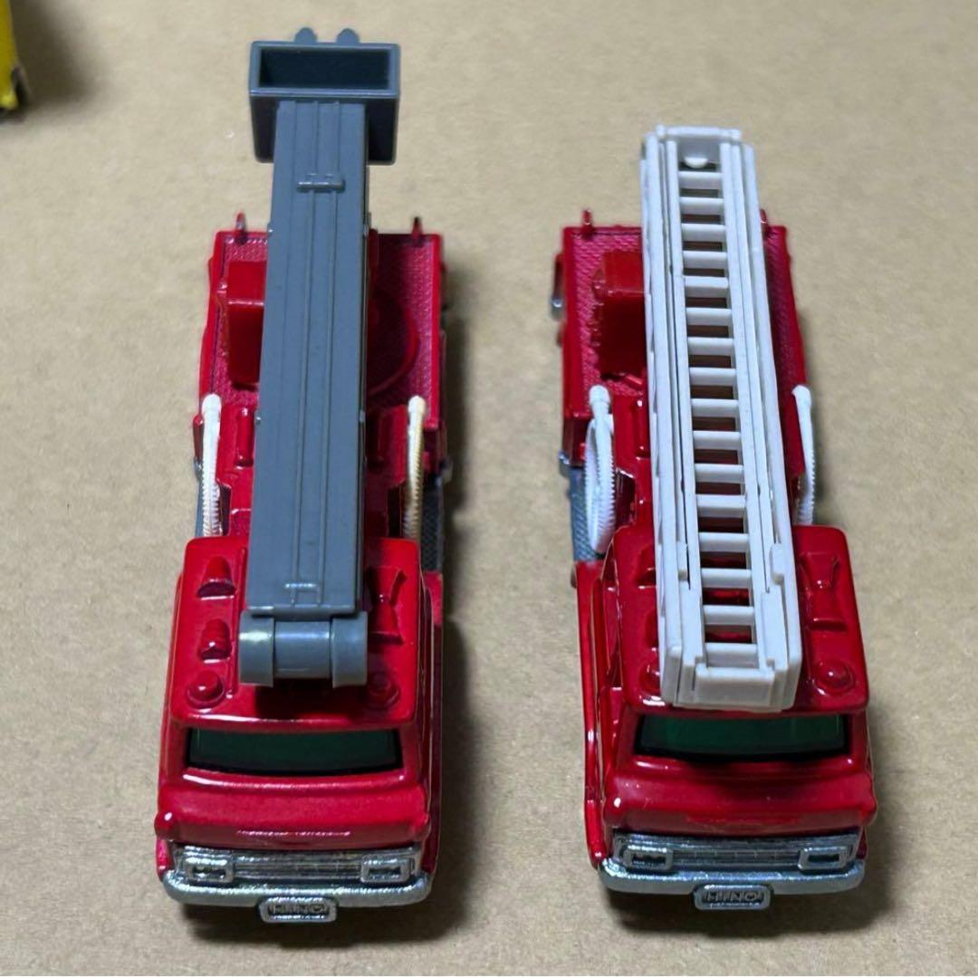トミカ 日野 はしご消防車 特注品 2台セット