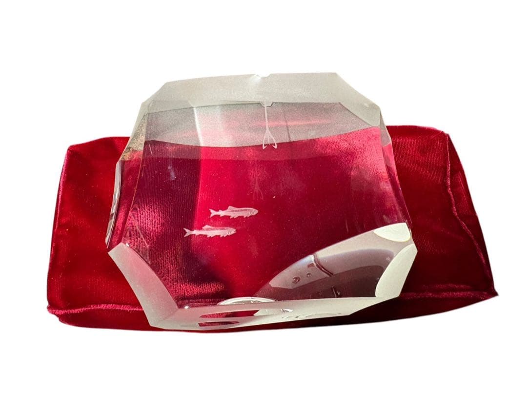 スチューベン　STEUBEN 北極の漁師　FISHERMAN クリスタル　置物