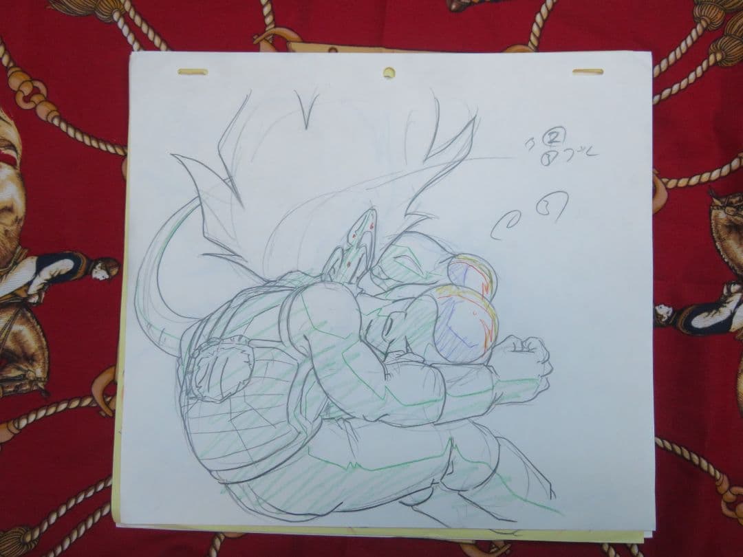 j*い様 ドラゴンボール セル画 原画 フリーザ ベジータ当時品