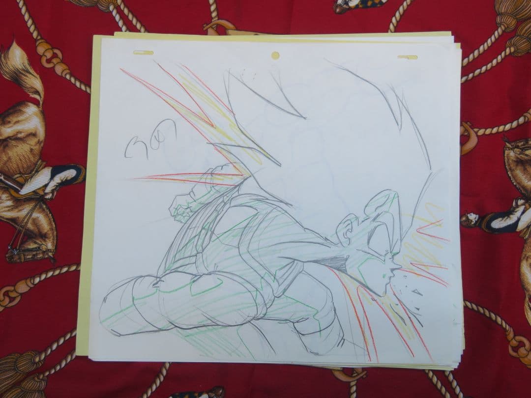 j*い様 ドラゴンボール セル画 原画 フリーザ ベジータ当時品