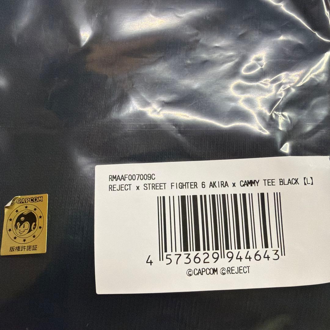 【新品】REJECT あきら CAMMY TEE BLACK Lサイズ