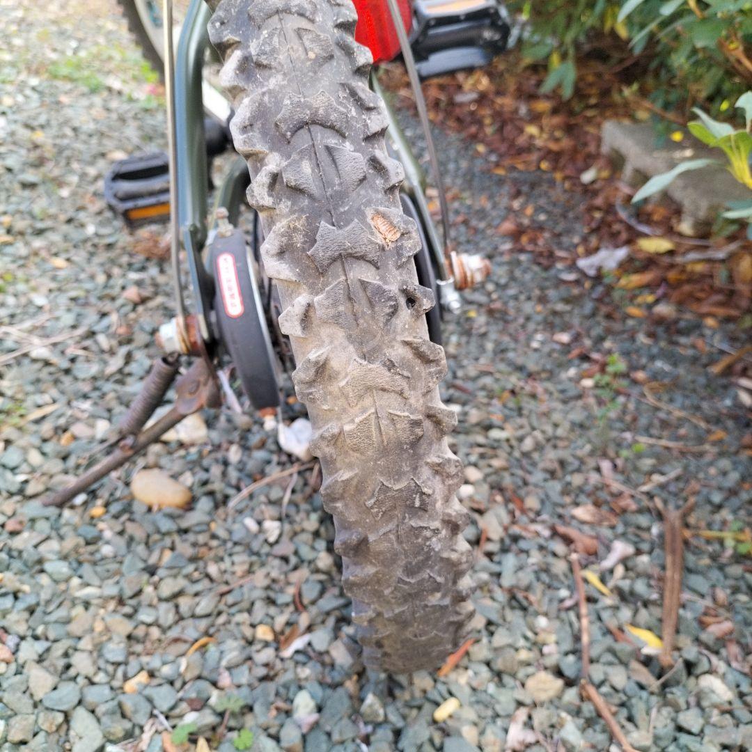 【難有】Jeep 幼児用自転車 オリーブグリーン★18インチ