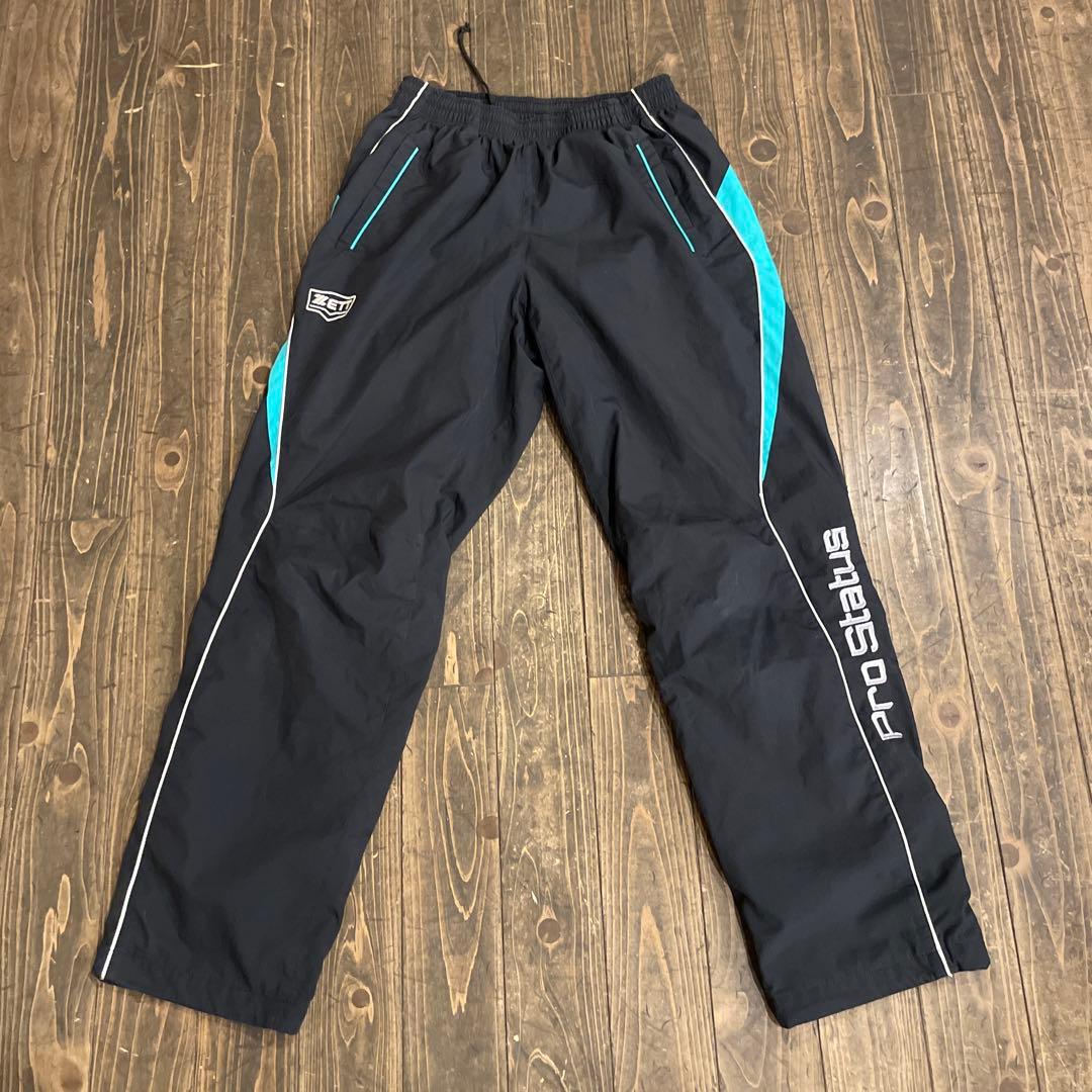 ZETT ゼット プロステイタス 裏起毛 ウインドブレーカー 上下 Mサイズ