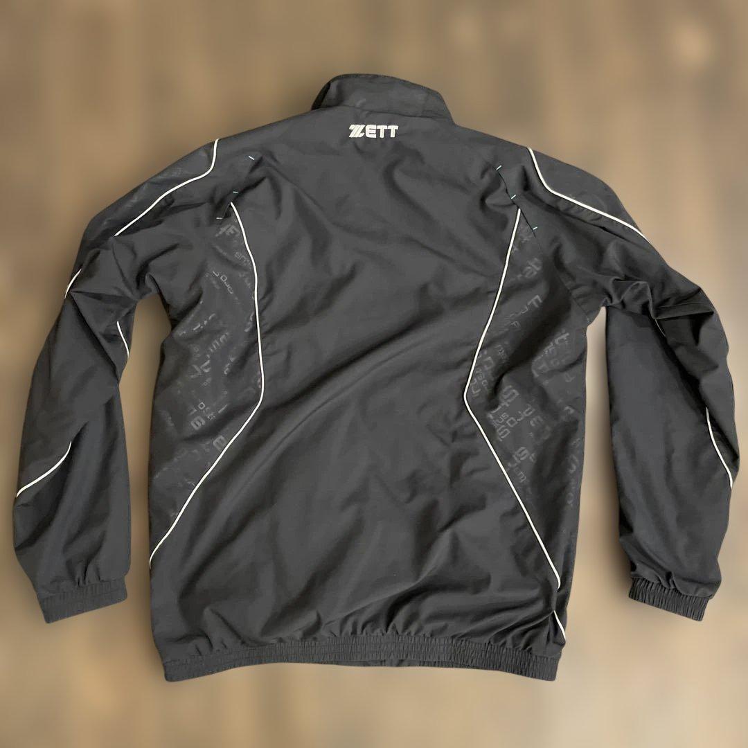 ZETT ゼット プロステイタス 裏起毛 ウインドブレーカー 上下 Mサイズ
