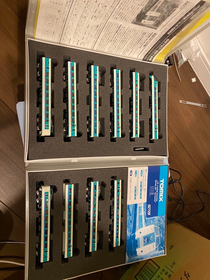 TOMIX381系くろしお基本6両セット（増結セットはジャンク品）