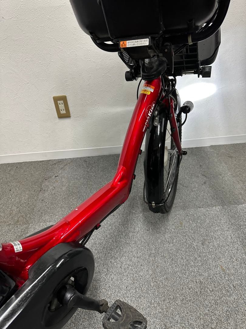 3人乗り電動自転車　ヤマハパスKISS 20インチ　子供乗せシート付き　お買い得