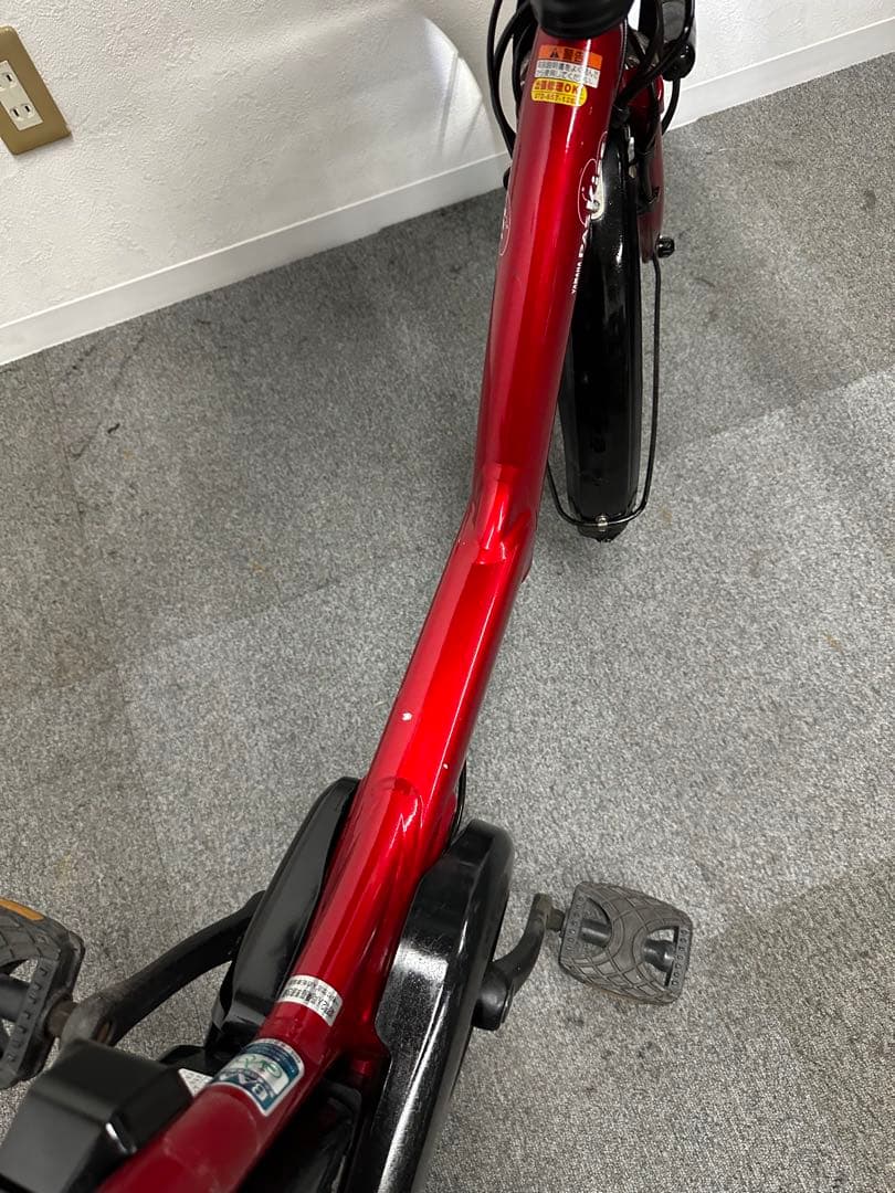 3人乗り電動自転車　ヤマハパスKISS 20インチ　子供乗せシート付き　お買い得