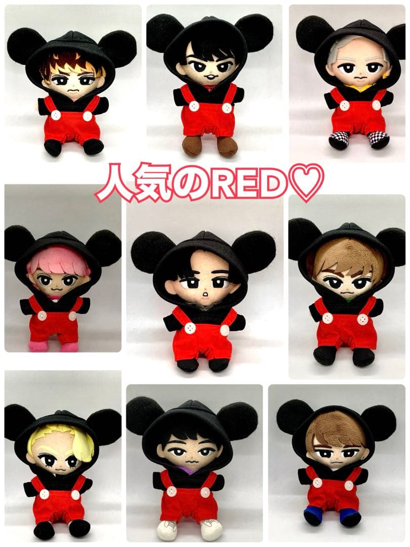 チルぬい　オーダーページ　ねずみさんパーカー＆選べるサロペットMan