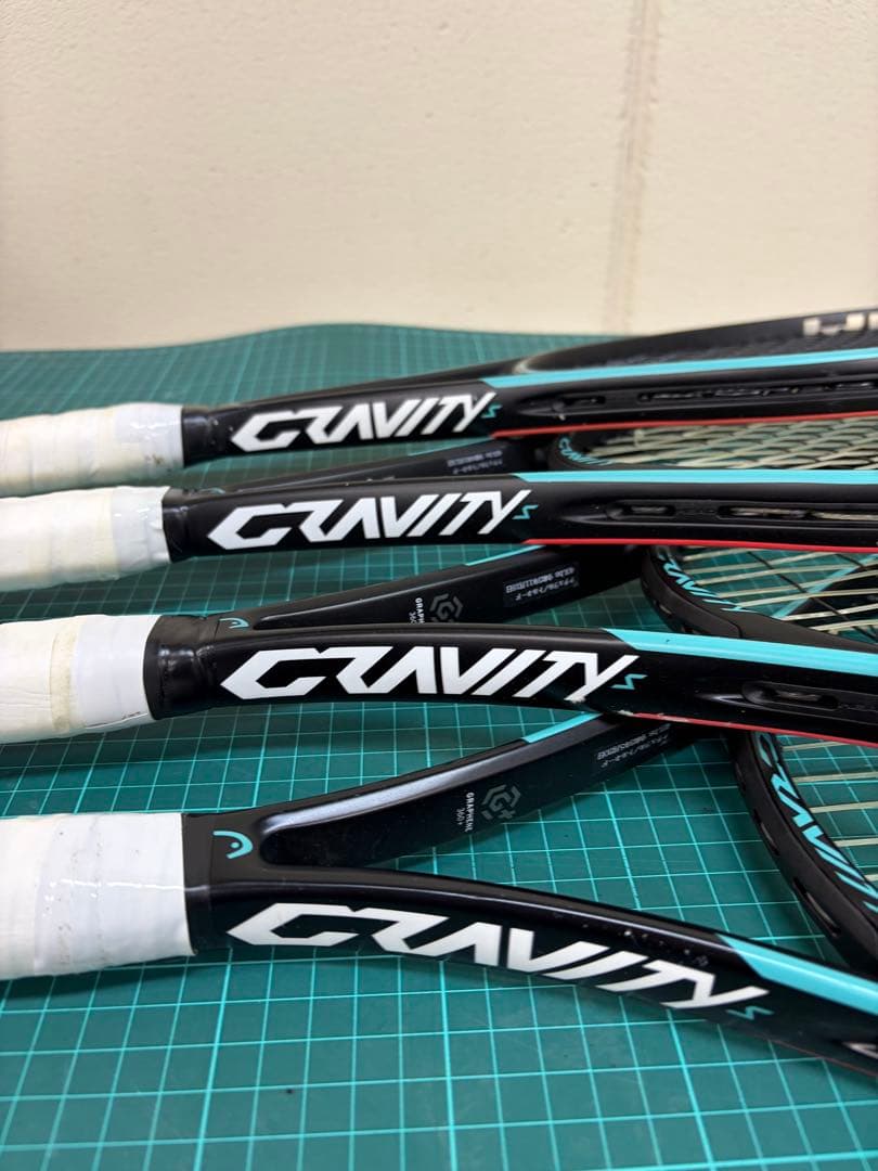 HEAD Graphene 360+グラビティS テニスラケット 4本セット