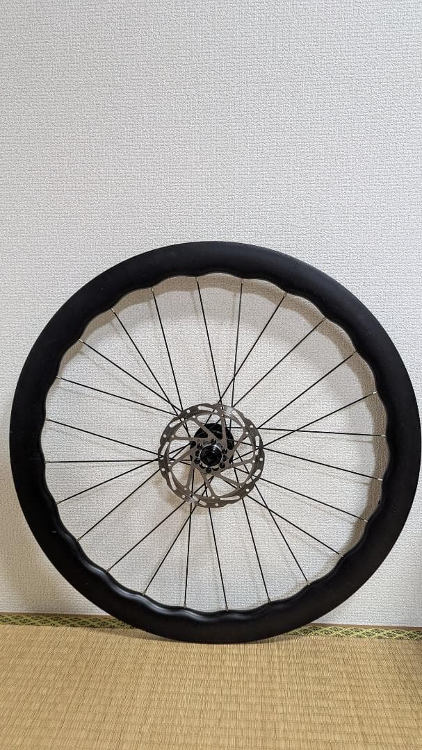 中華カーボンホイール前後　Wavy 50mm 1800g 爆音ラチェット