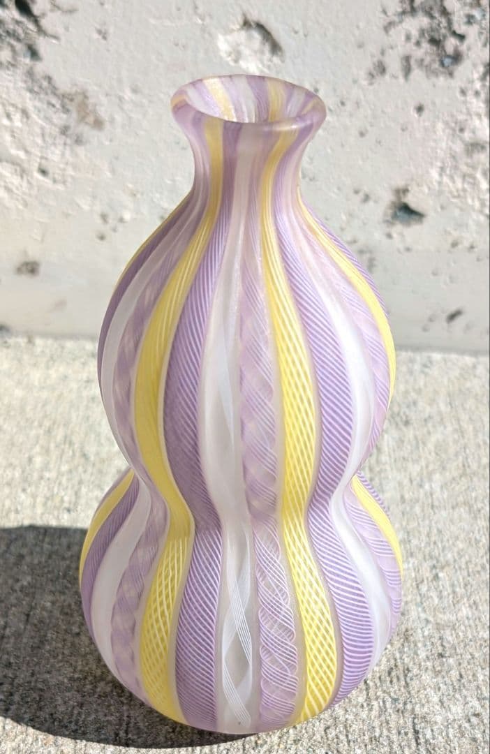 藤田喬平 手吹ガラス ・ 徳利 ・ 美術品 ・ガラス 酒器 ・花瓶