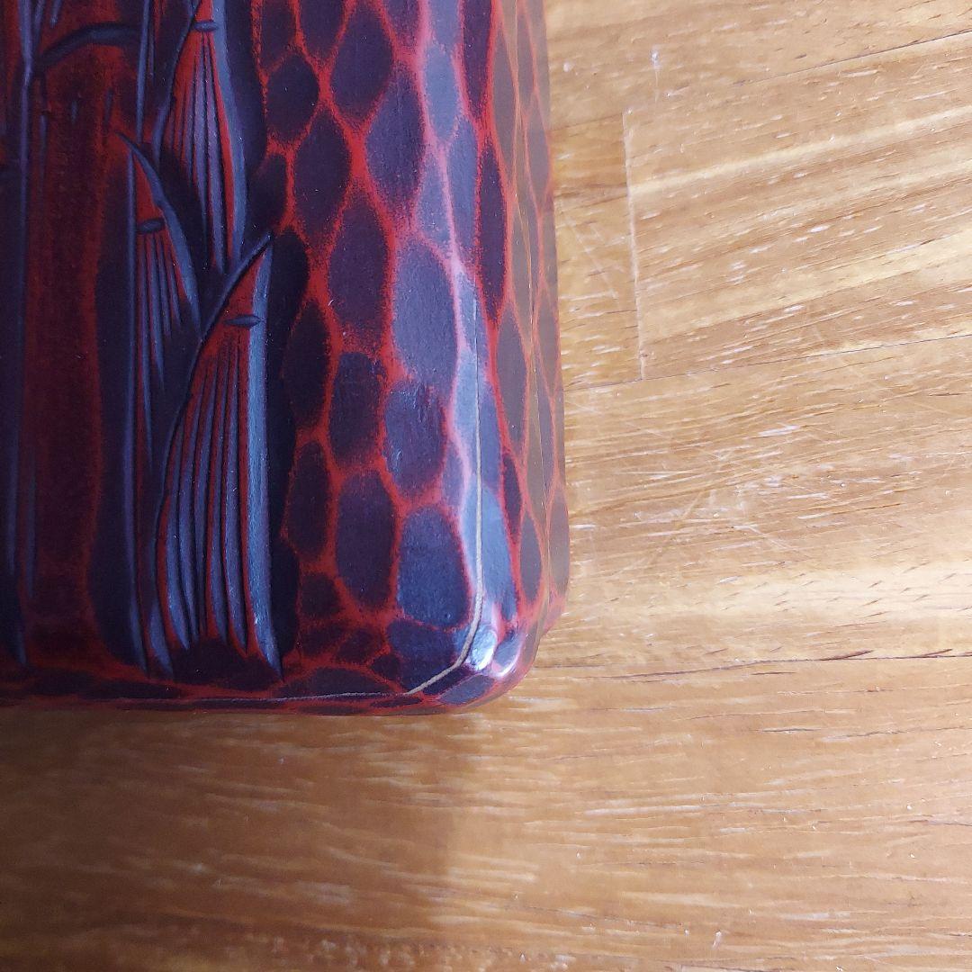 ☆昭和レトロ☆　鎌倉彫り　硯箱