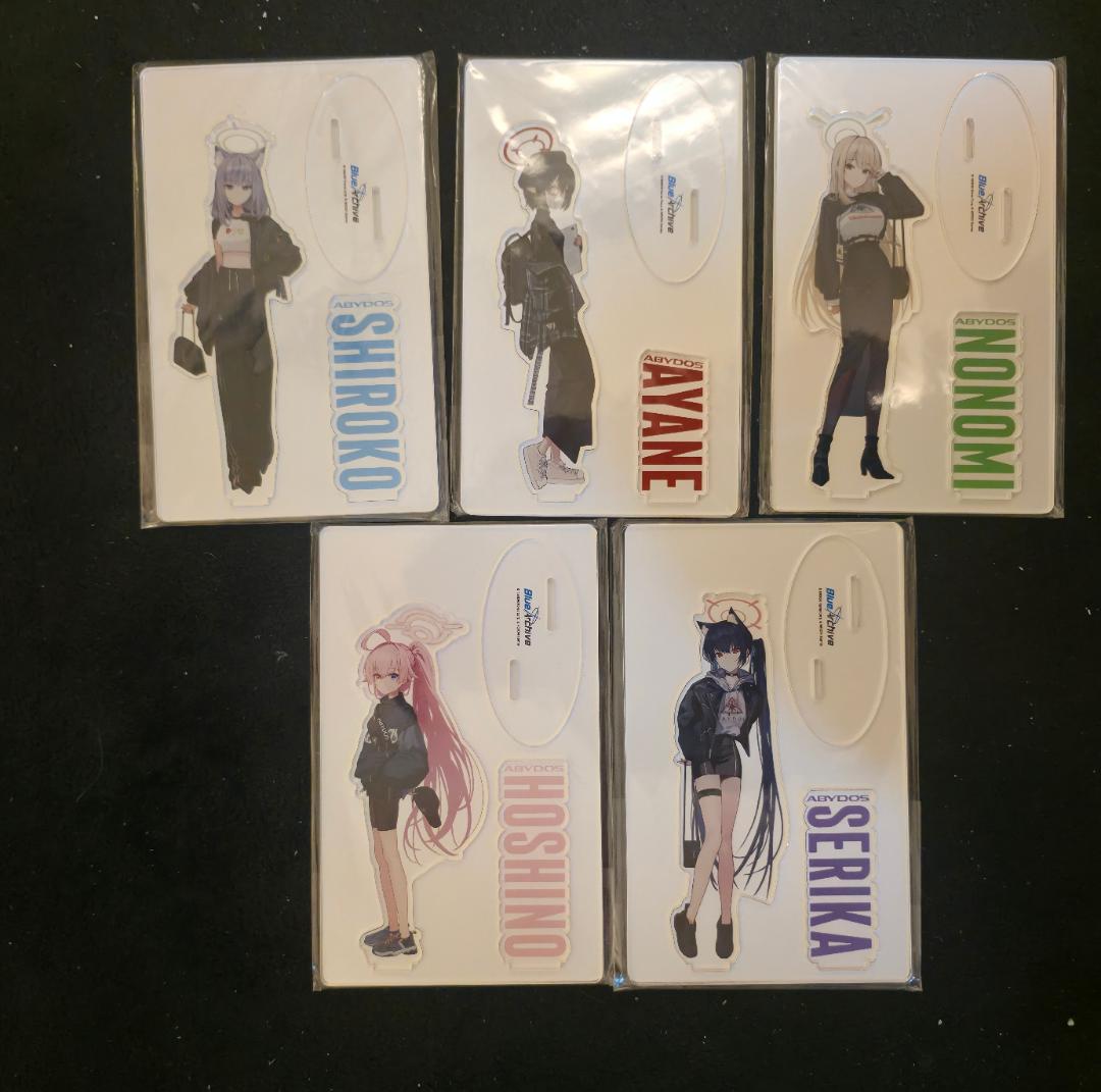 ブルアカ Peer アクリルスタンド セット アビドス組 新品