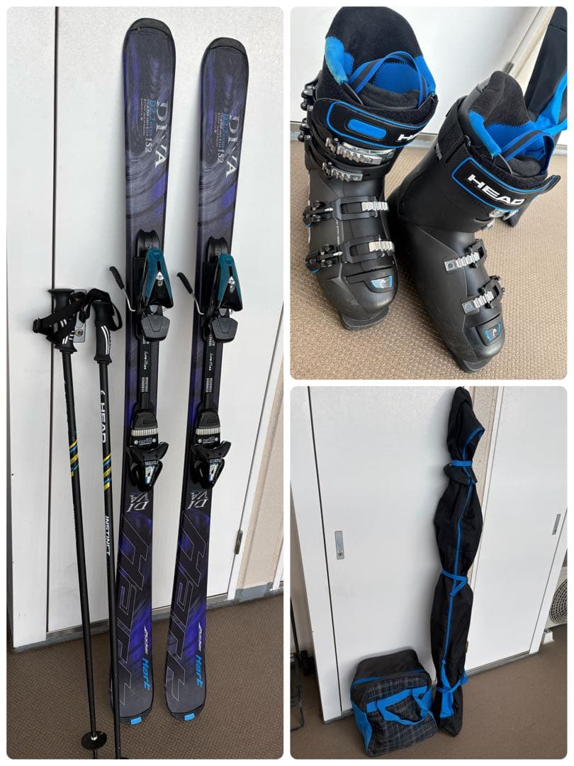 スキーセット　板152㎝ブーツ27㎝