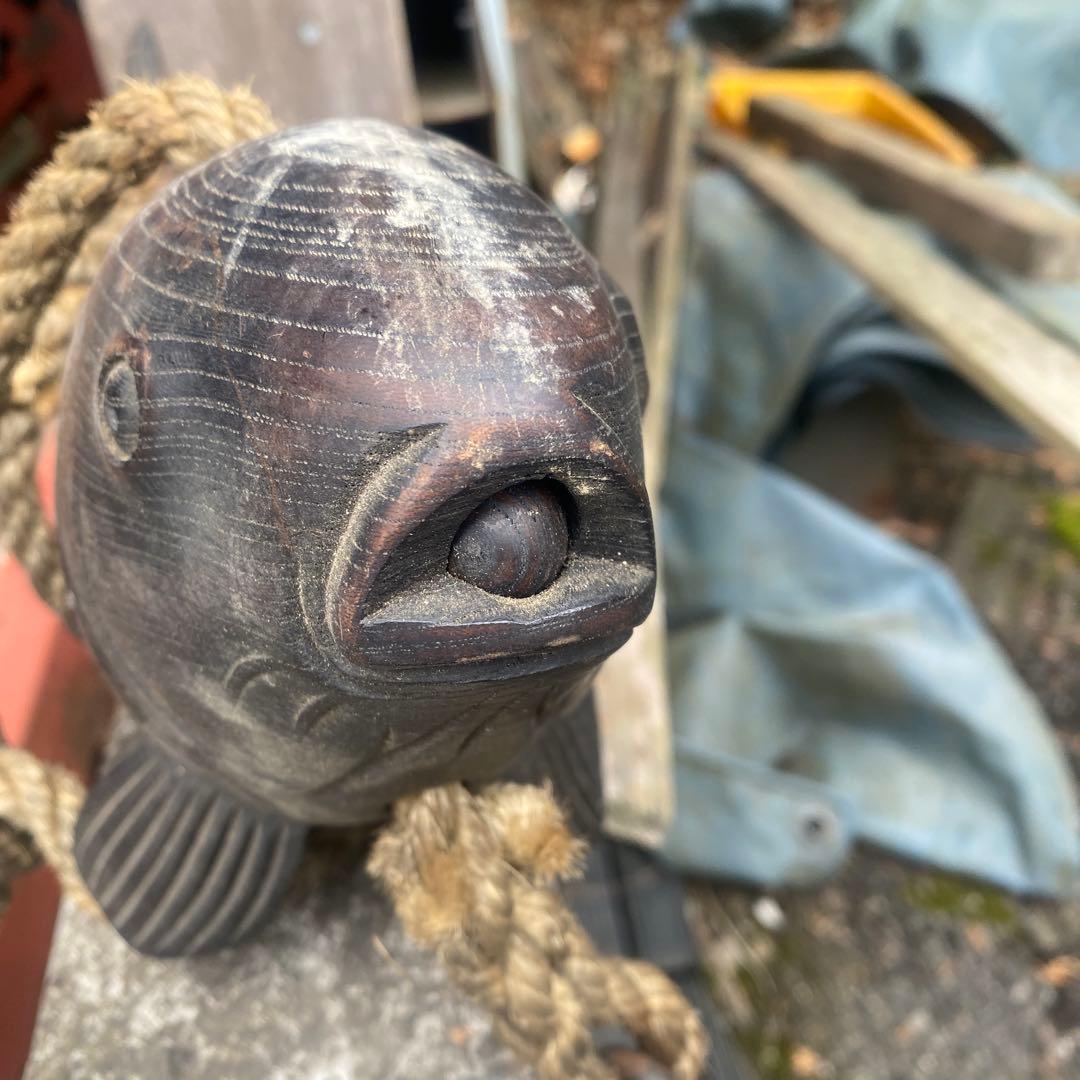 自在鉤　横木　鯉　アンティークビンテージ