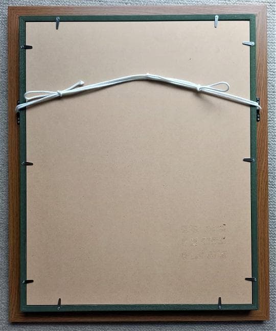 岸本和子　「人形」　大調和会　技巧的に実力がある油彩画　　Ｐ１０号