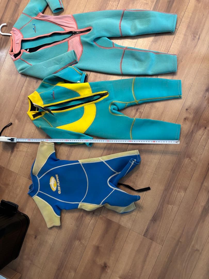 キッズウエットスーツセット（複数サイズ）　バラ売りしません