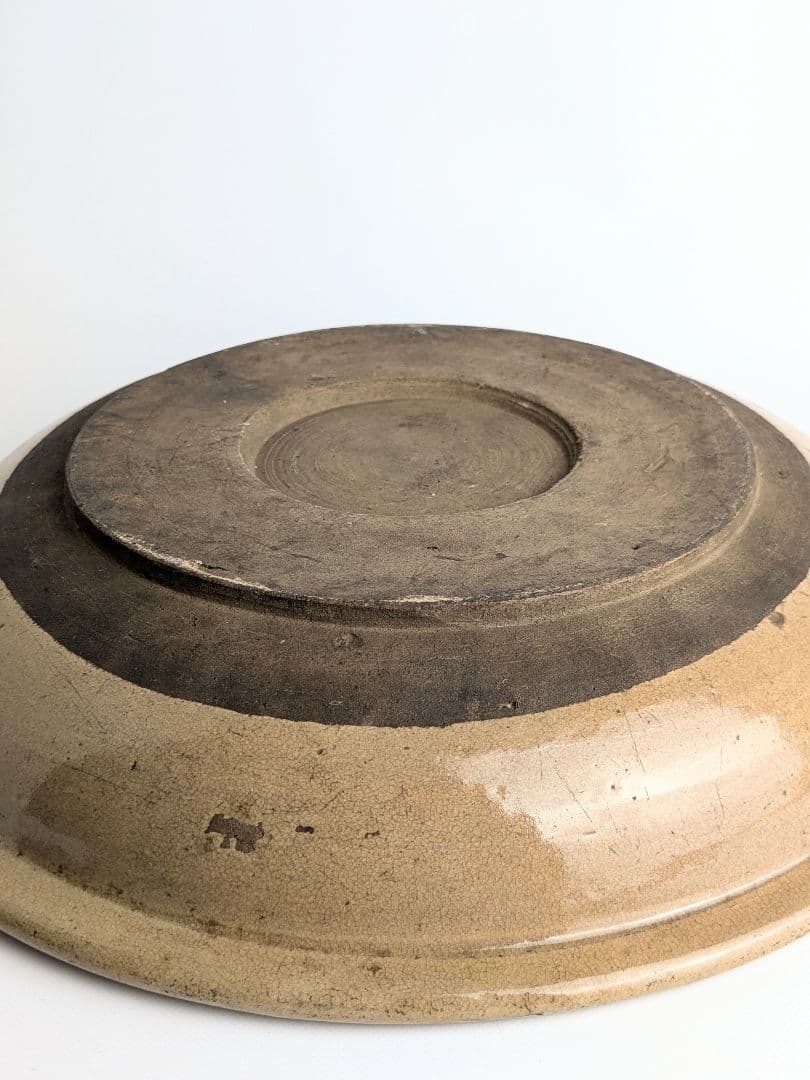 古益子　馬の目皿　19世紀　所載品同手　　　益子焼　民芸　浜田庄司